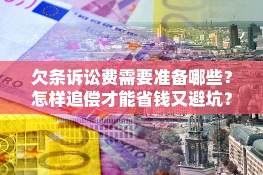 北京欠条诉讼费需要准备哪些？怎样追偿才能省钱又避坑？