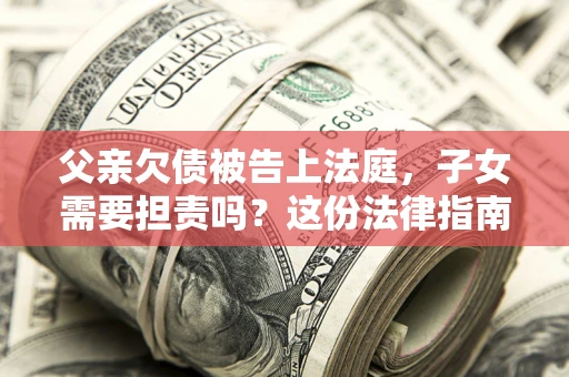 北京父亲欠债被告上法庭，子女需要担责吗？这份法律指南必须看完