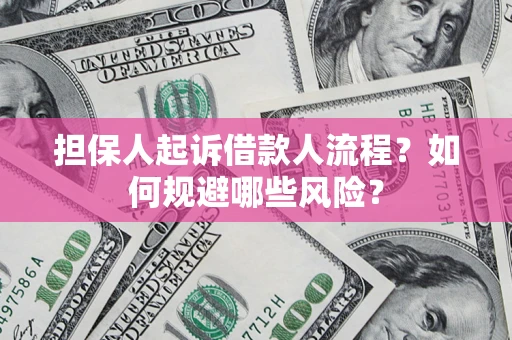 北京担保人起诉借款人流程？如何规避哪些风险？
