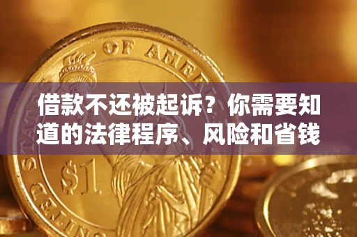 北京借款不还被起诉？你需要知道的法律程序、风险和省钱技巧