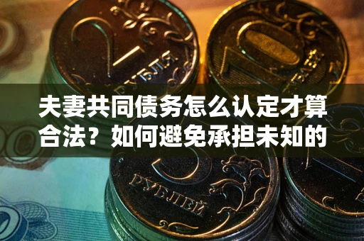 北京夫妻共同债务怎么认定才算合法？如何避免承担未知的债务风险？