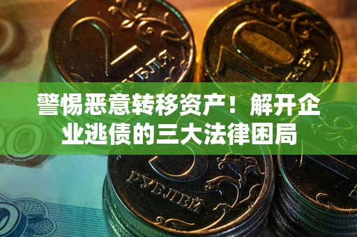 北京警惕恶意转移资产！解开企业逃债的三大法律困局